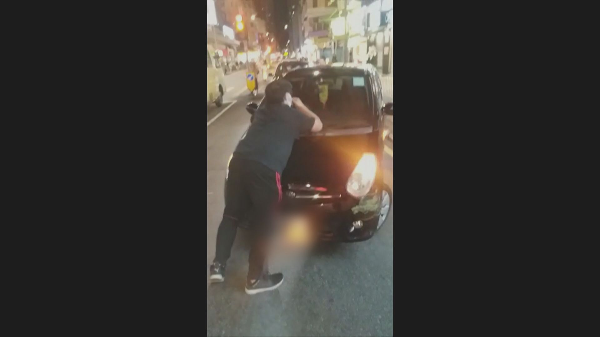 元朗私家車女司機涉企圖傷人被捕