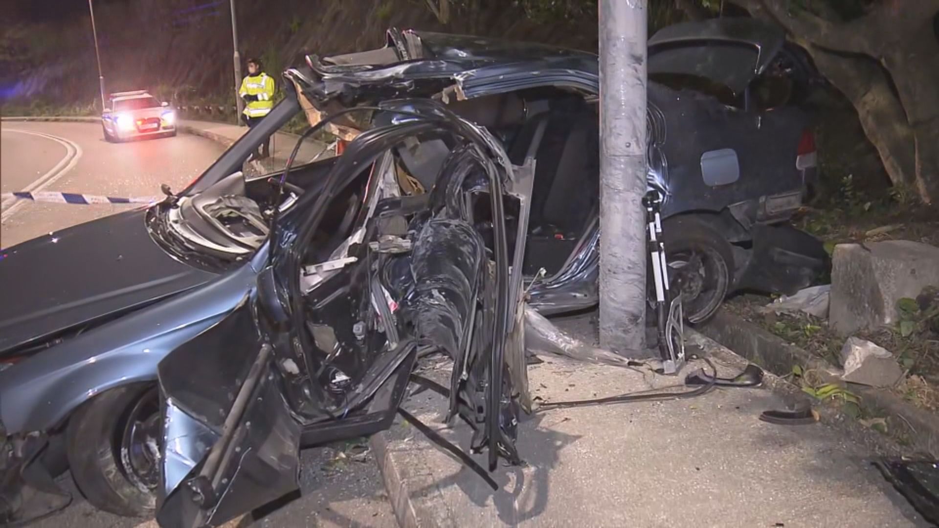 清水灣發生致命車禍釀一死一傷