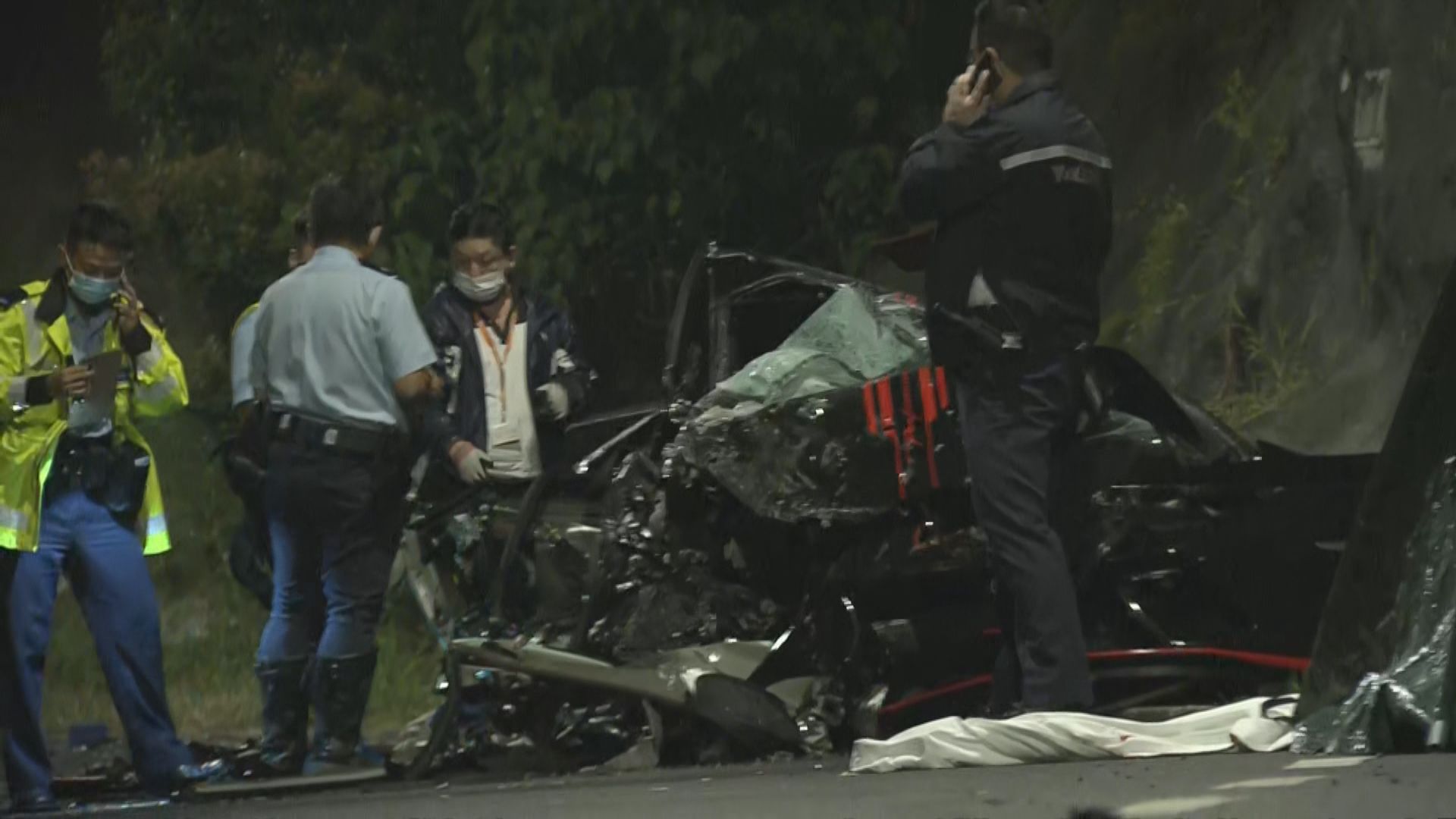 大埔新娘潭路四車相撞釀兩死四傷