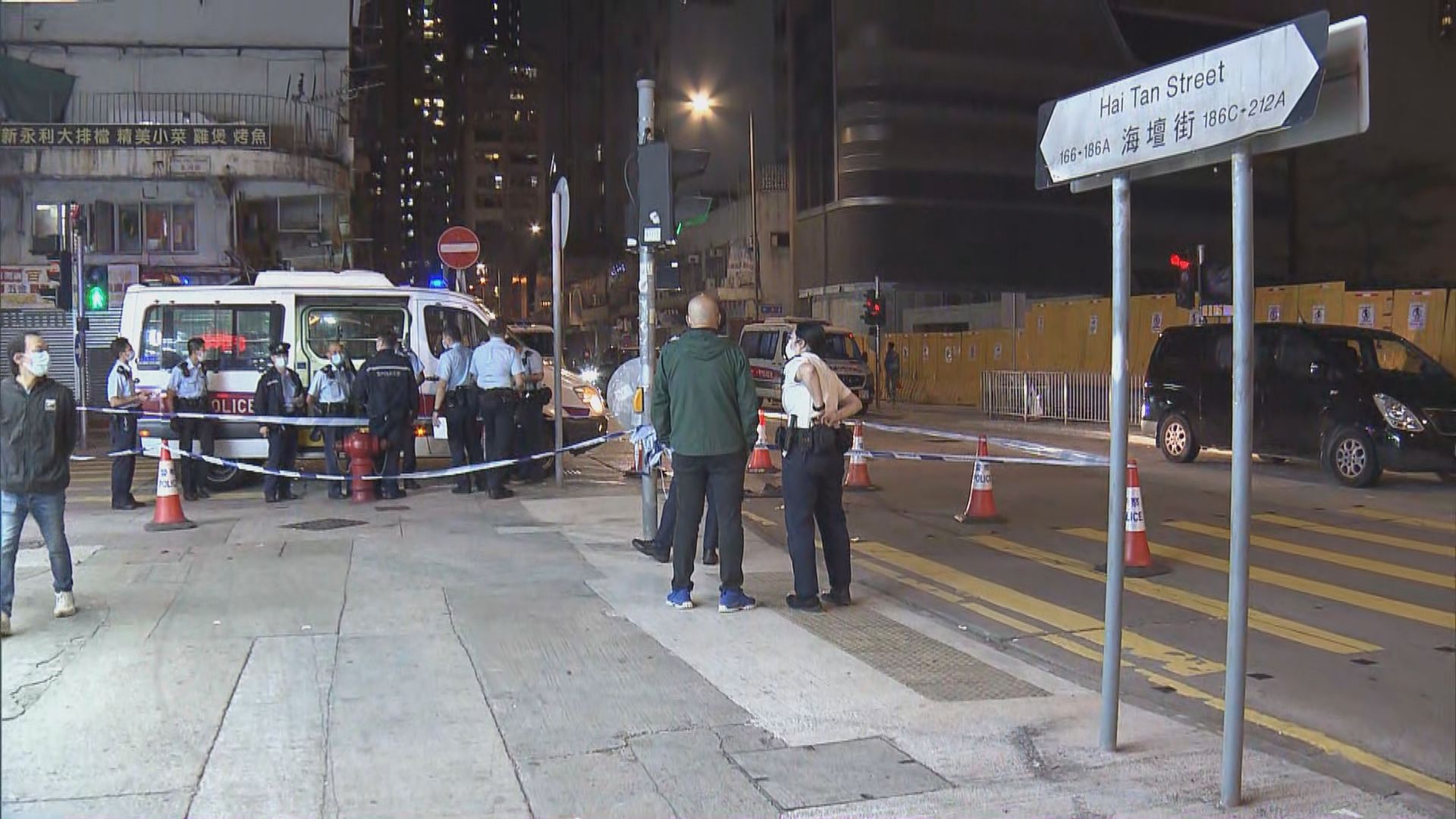 男子深水埗遭車輾斃　一泥頭車懷疑和意外有關