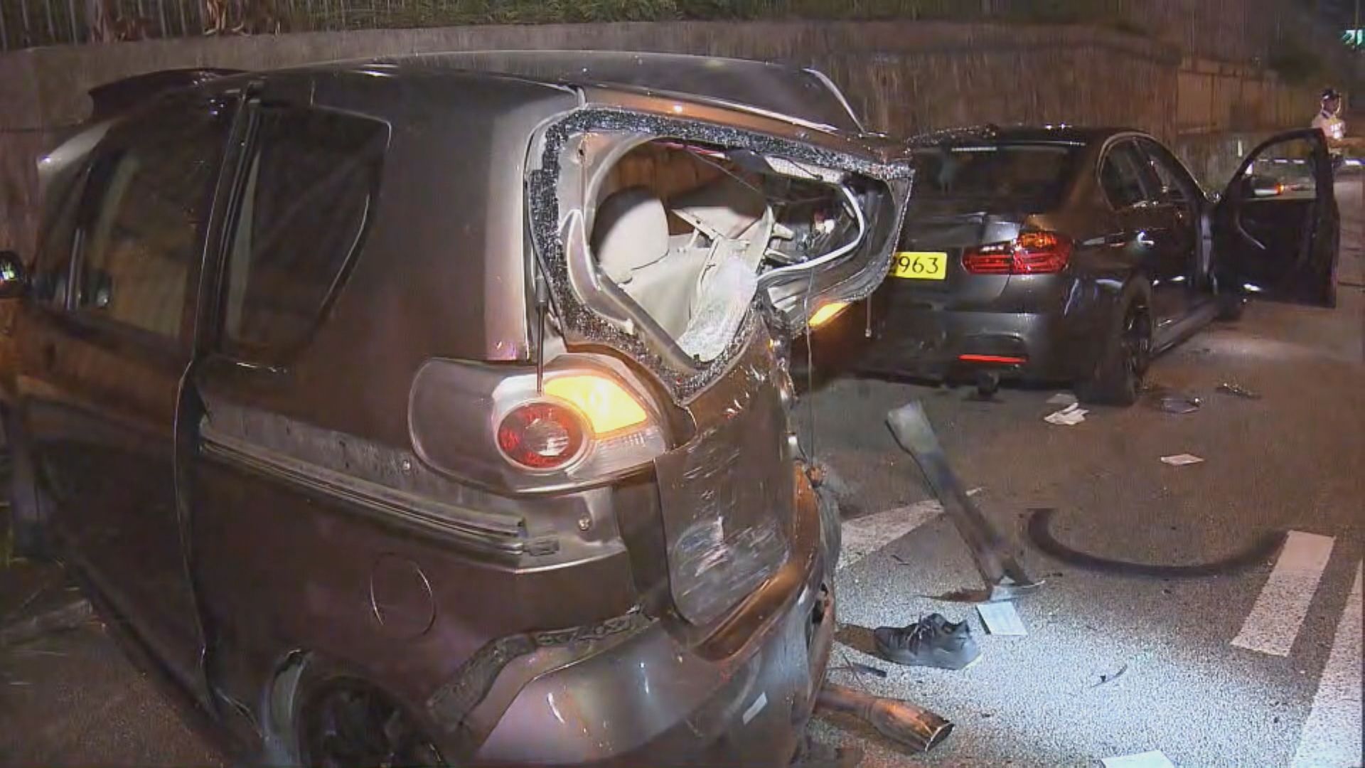 沙田大埔公路四車相撞　兩人受傷送院