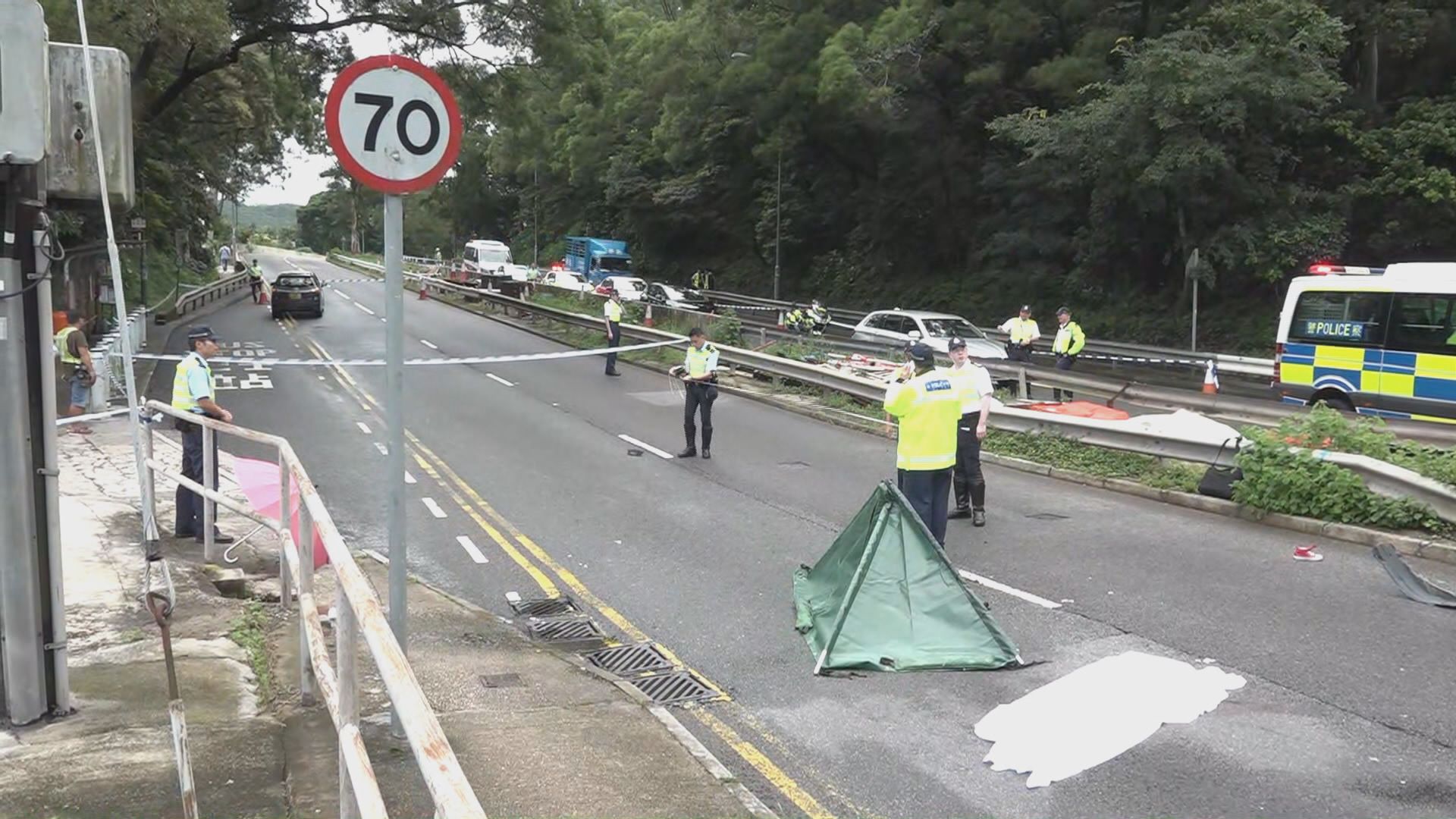 清水灣道四歲女童遭私家車撞斃