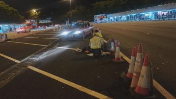 女子疑橫過城門隧道轉車站被的士撞到　昏迷送院