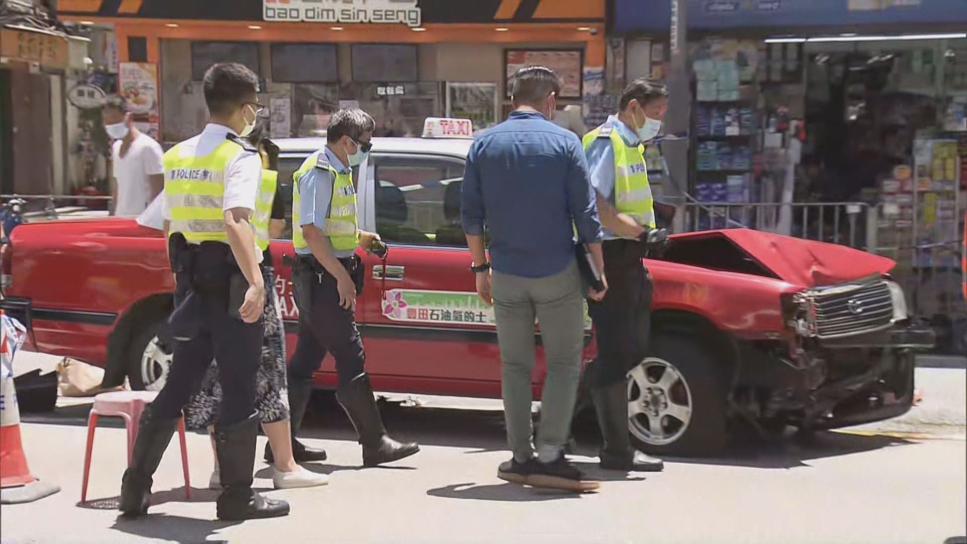 大埔車禍涉事的士司機被落案起訴　下午提堂