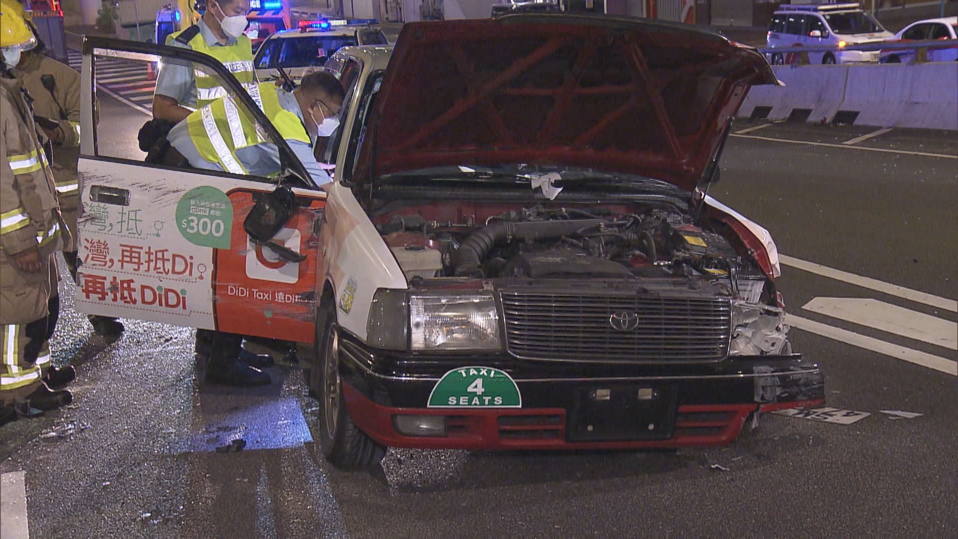 中環及北角兩宗車禍兩司機受傷送院