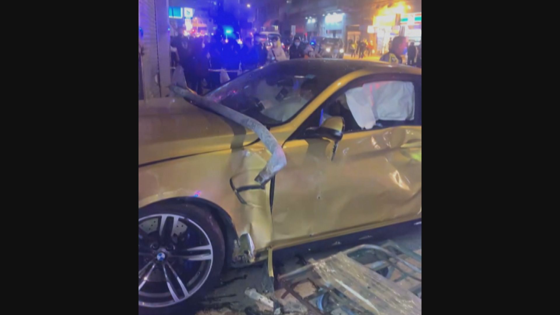 新蒲崗有私家車剷上行人路　至少一死五傷