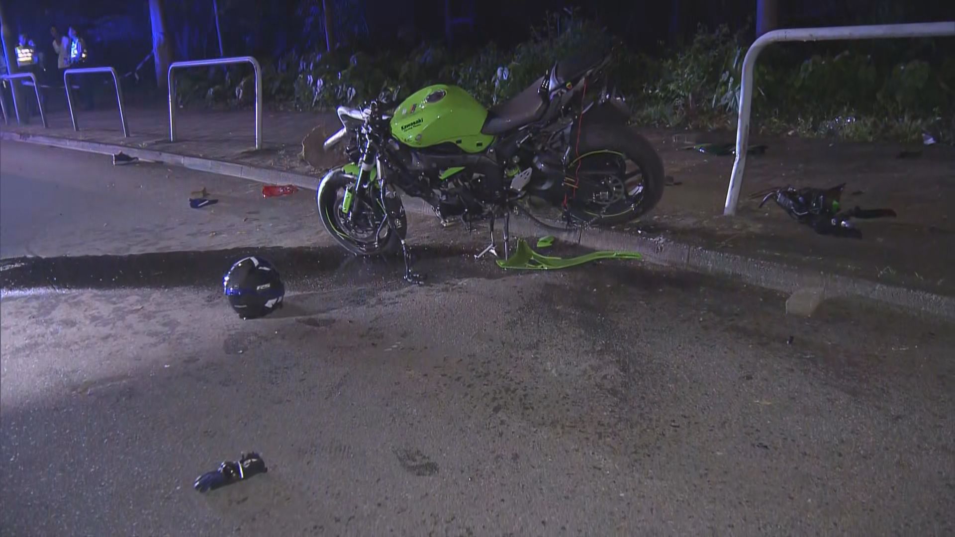 元朗電單車意外釀一死一傷