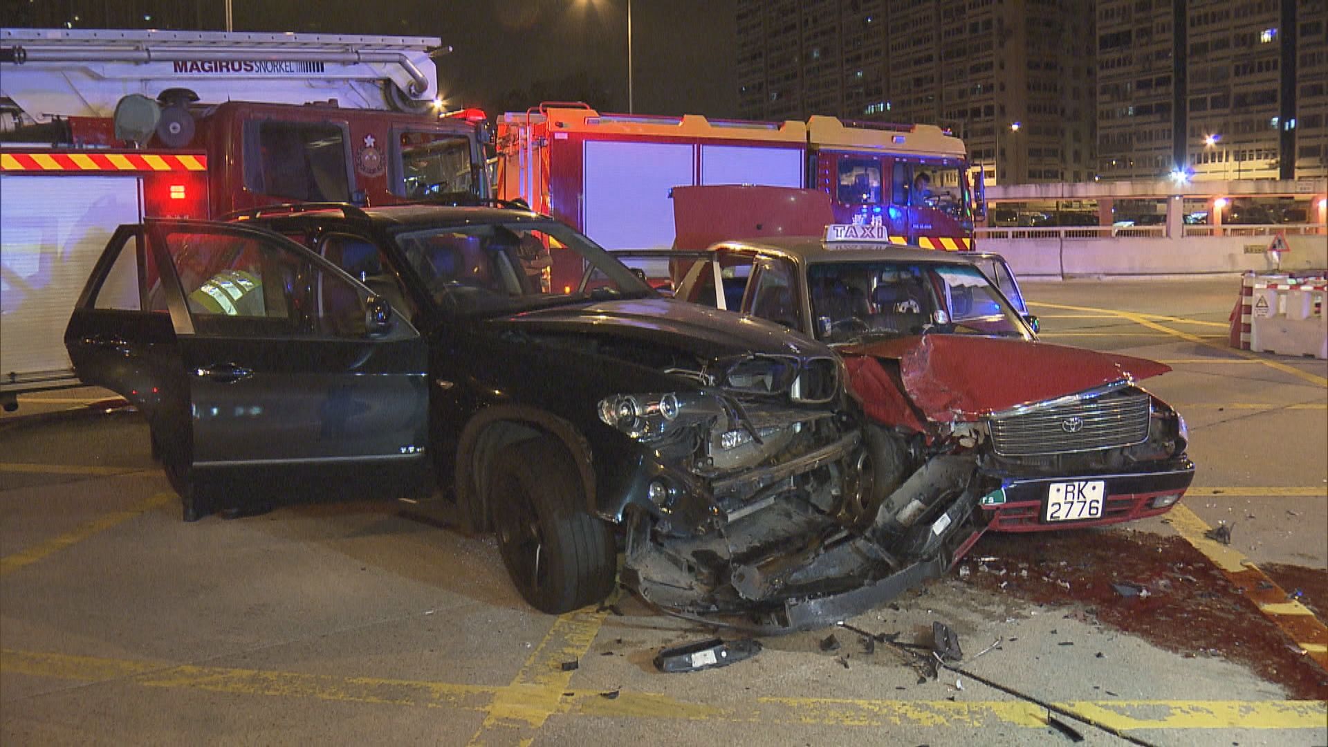 油麻地兩車相撞釀一傷一司機涉醉駕