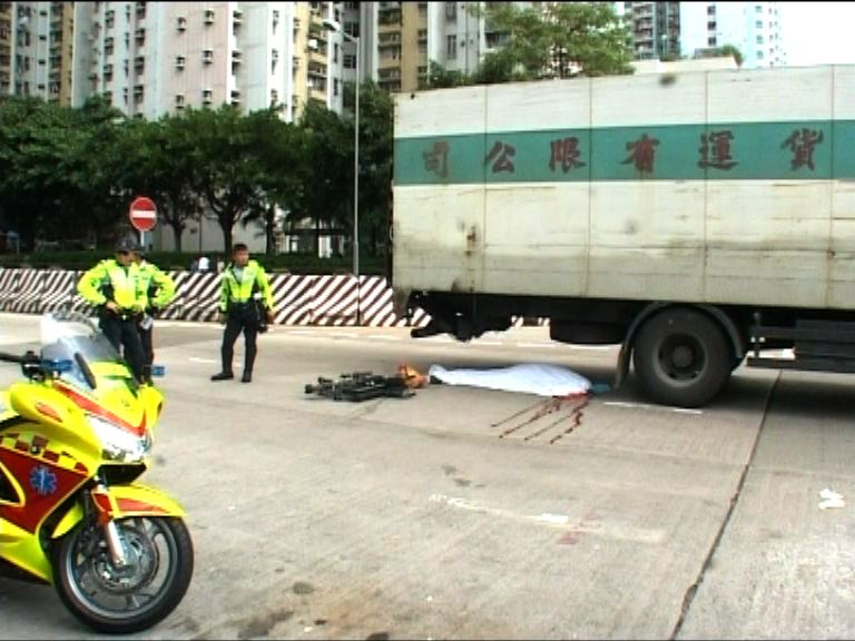 長沙灣輪椅婦遭貨車撞斃