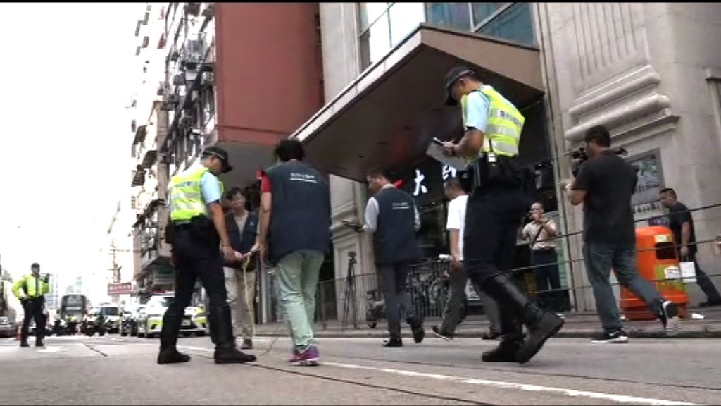 警方再到深水埗三死車禍現場調查