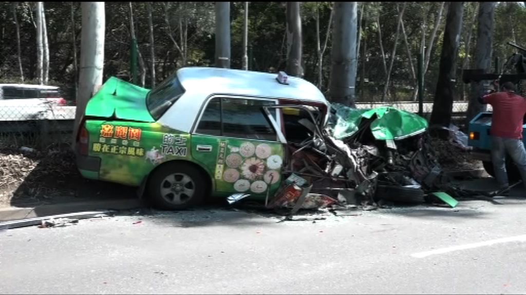 落馬洲四車相撞兩人傷送院