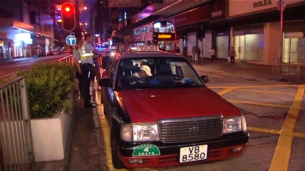 旺角彌敦道男子被的士撞倒昏迷