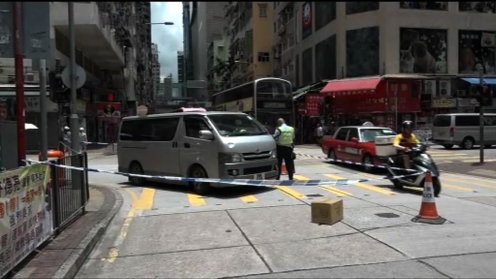 旺角客貨車撞斃過路老翁