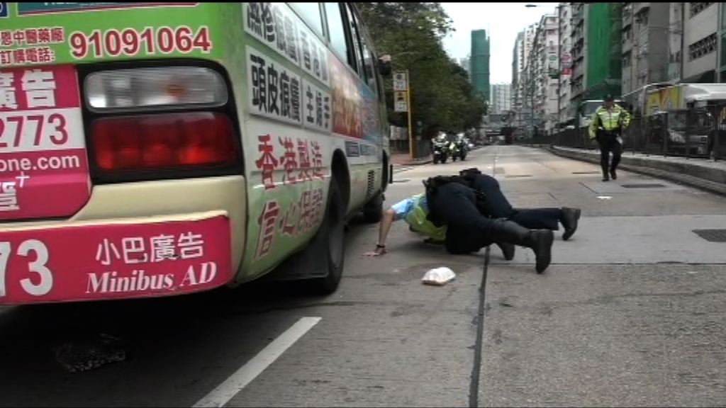 旺角老婦遭小巴撞倒傷重不治　司機被捕