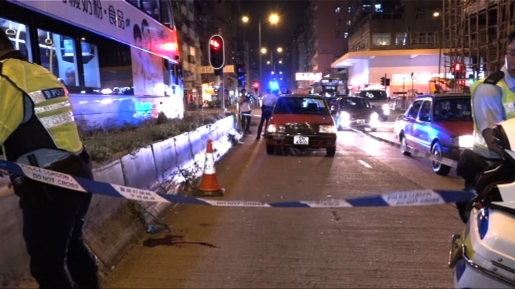 深水埗的士撞斃過路男子