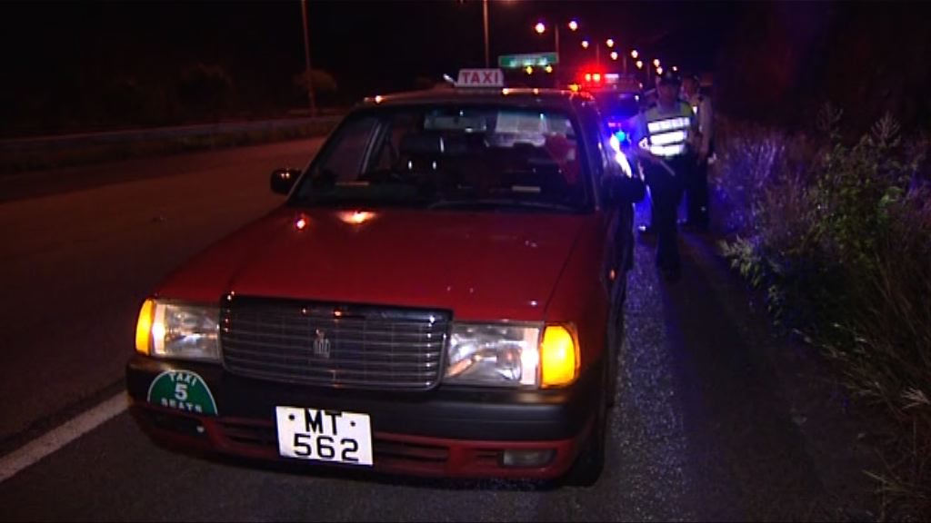 元朗男乘客帶醉跌出的士被撞亡