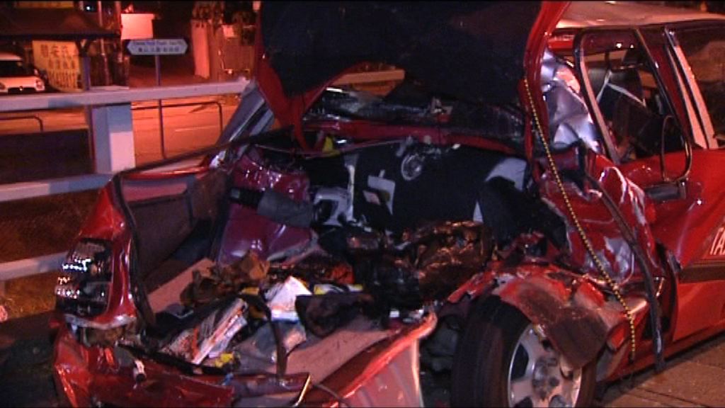 落馬洲的士司機被車輛撞斃