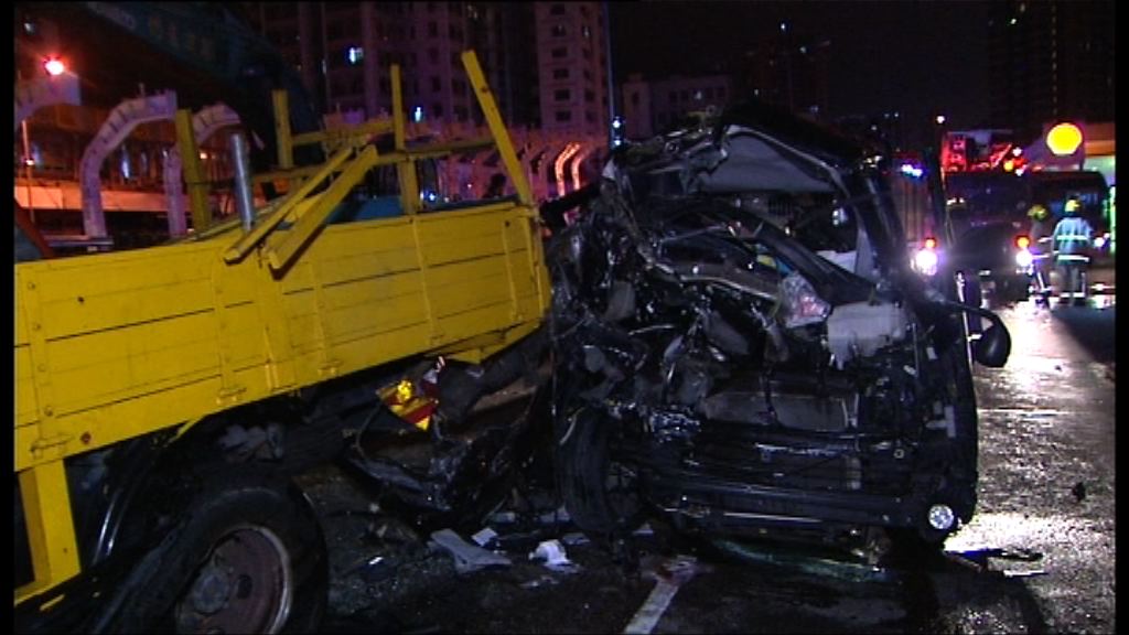 屯門公路新墟段車禍釀一死一傷