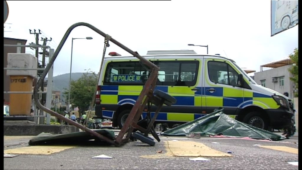 屯門一老婦被重型車輾斃