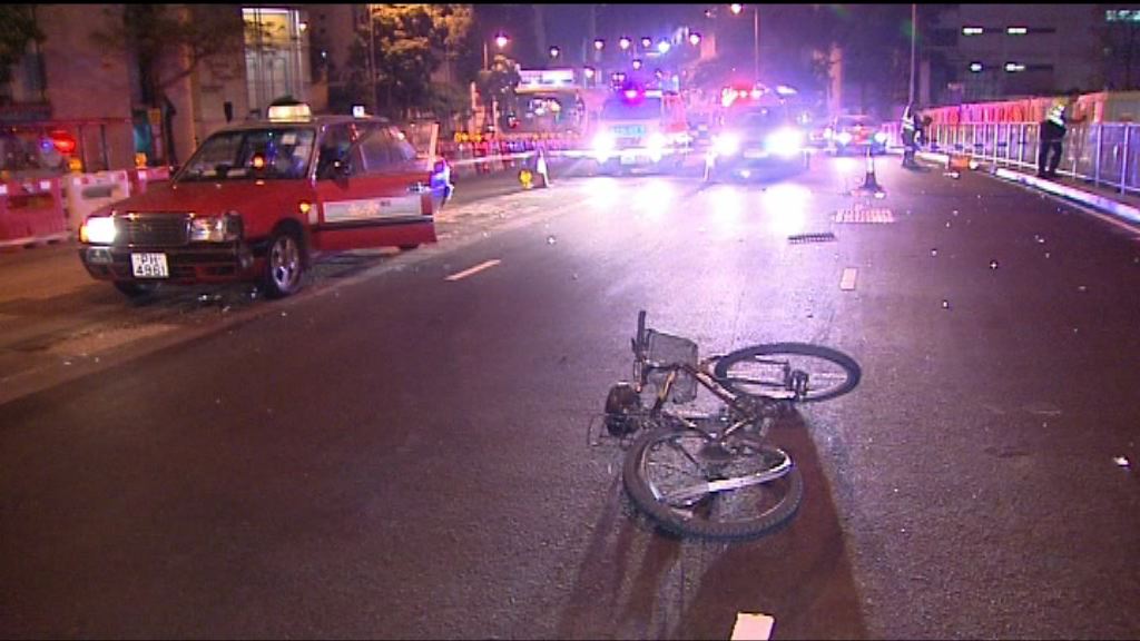 尖沙咀踏單車漢遭的士撞斃