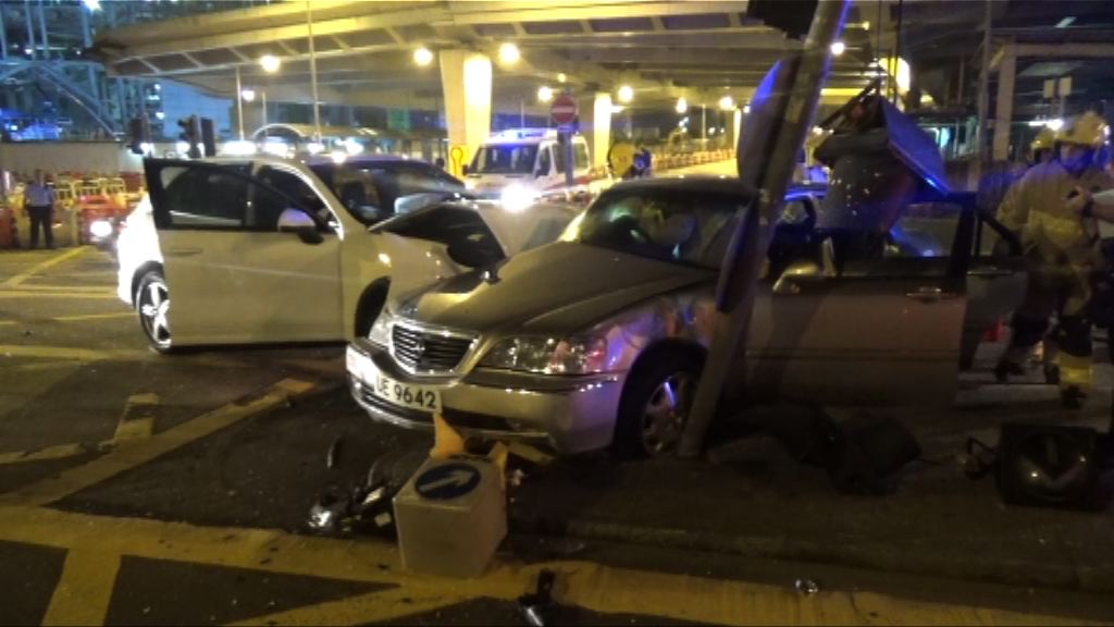 尖沙咀旺角發生車禍三人傷