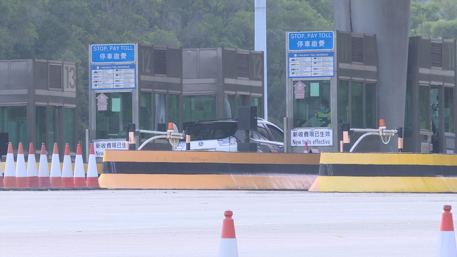 大欖隧道明年一月一日起加價