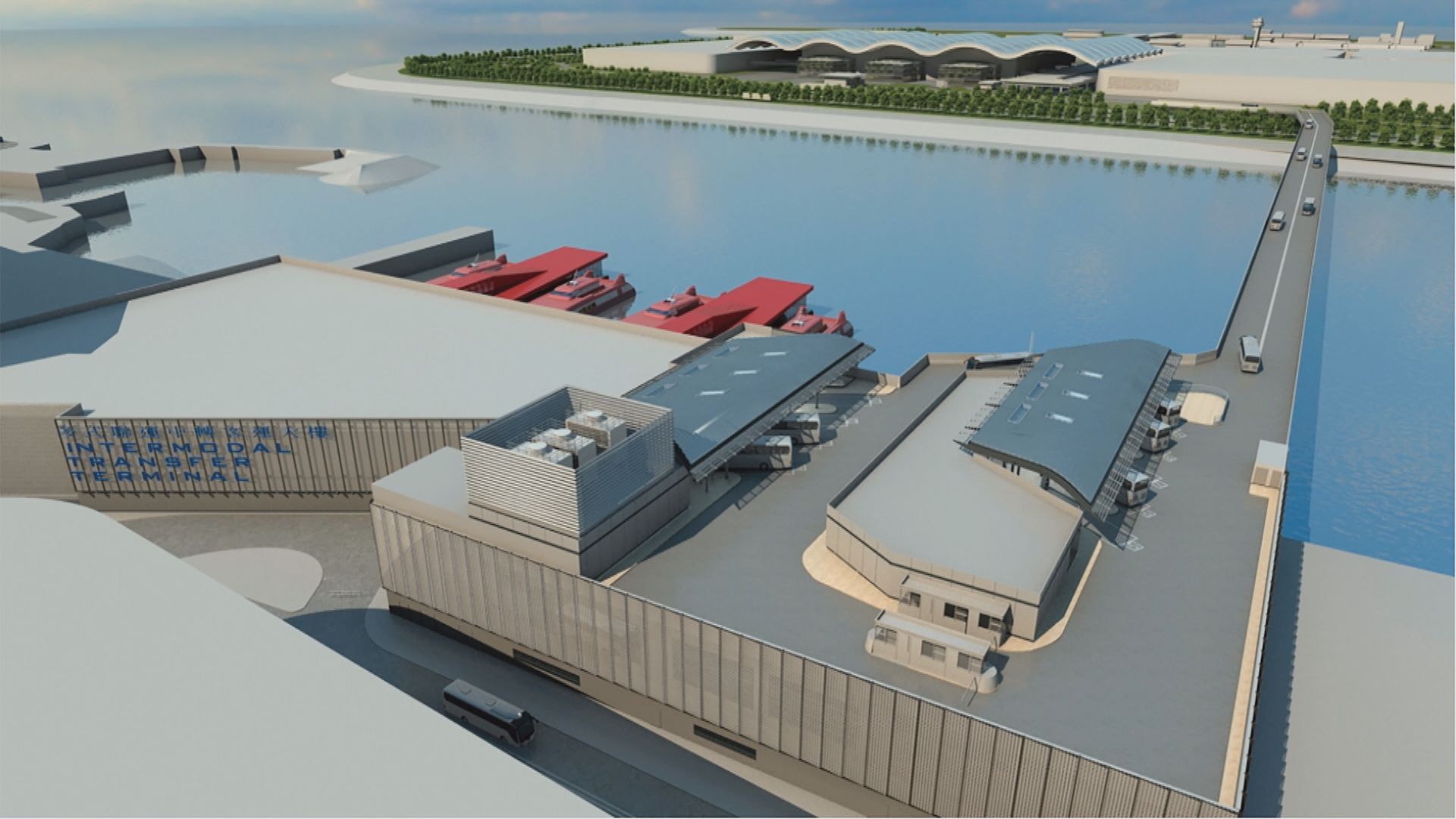 由港珠澳大橋經海天中轉大樓到機場轉機的過境客將豁免離境稅