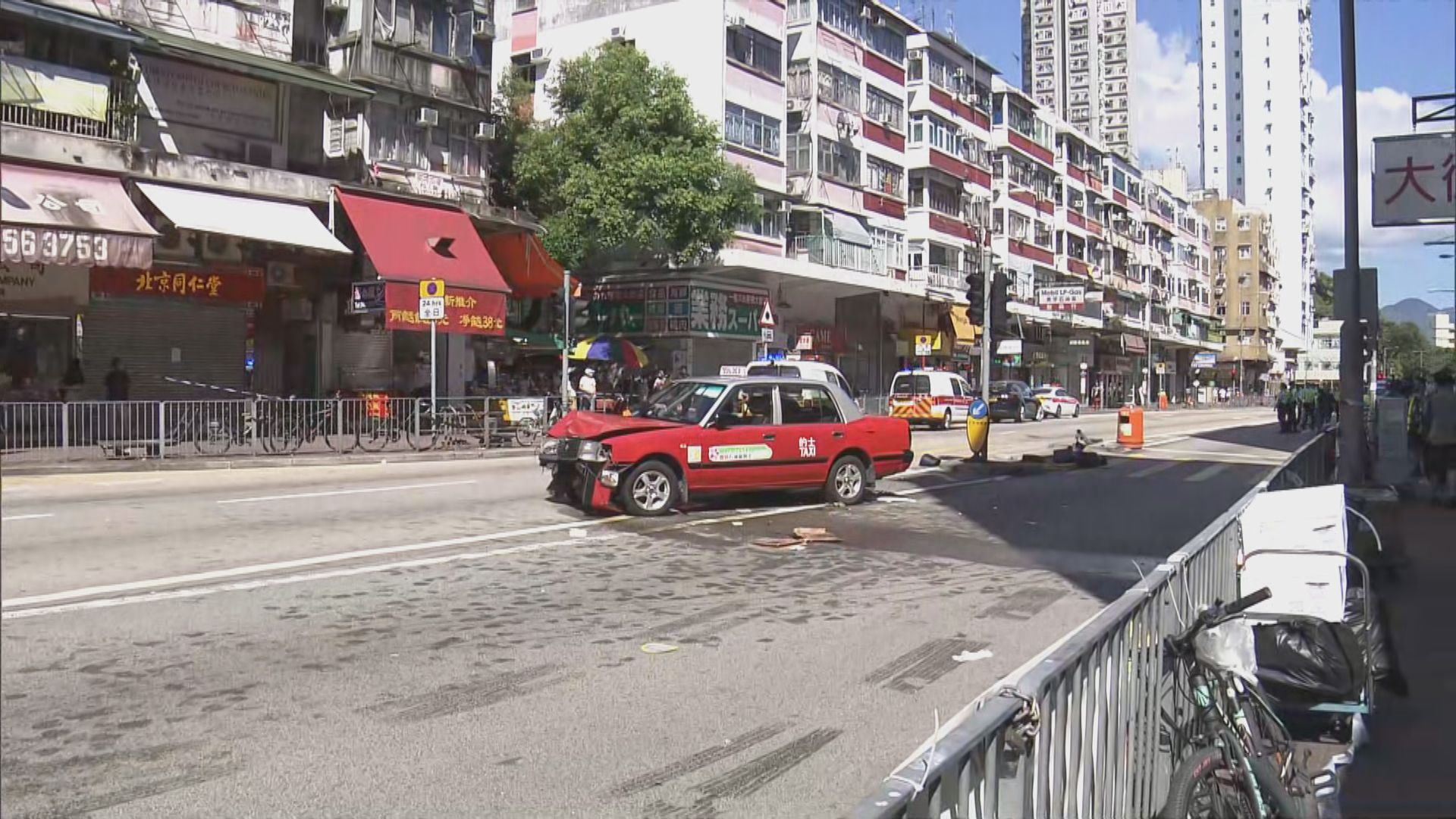 大埔的士撞途人意外　多一名63歲女子傷重不治