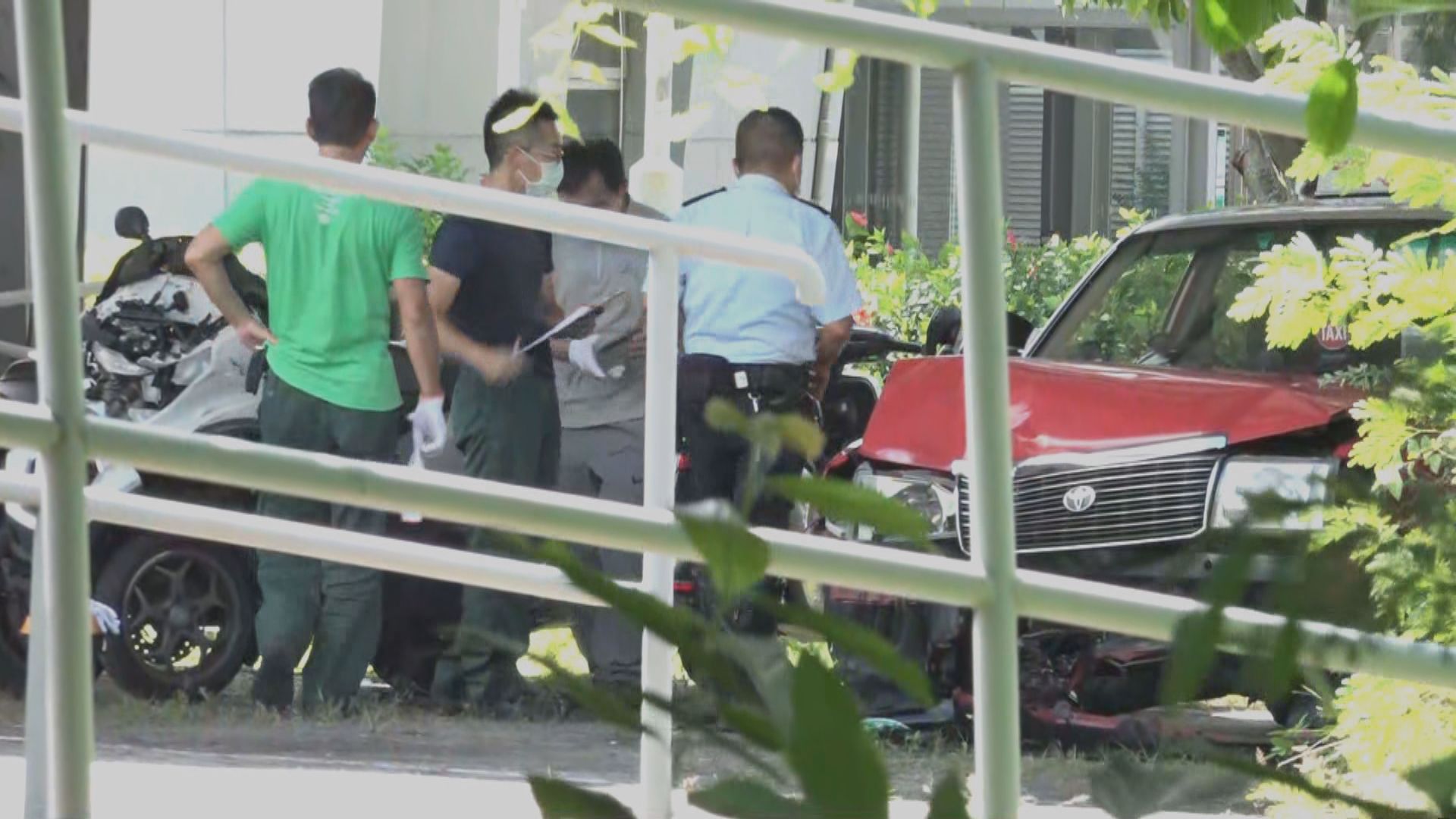 警方續查大埔的士車禍　再多一名婦人不治