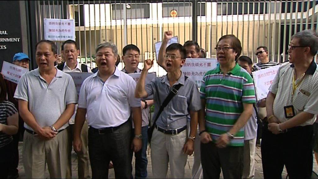 團體示威抗議以專營權新增的士