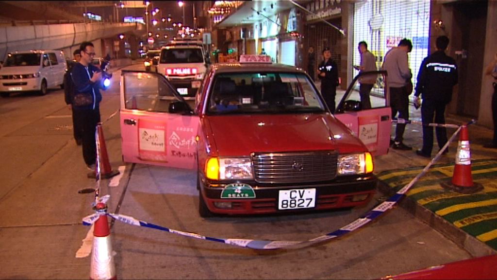 兩外籍漢中區搶的士撞車被捕