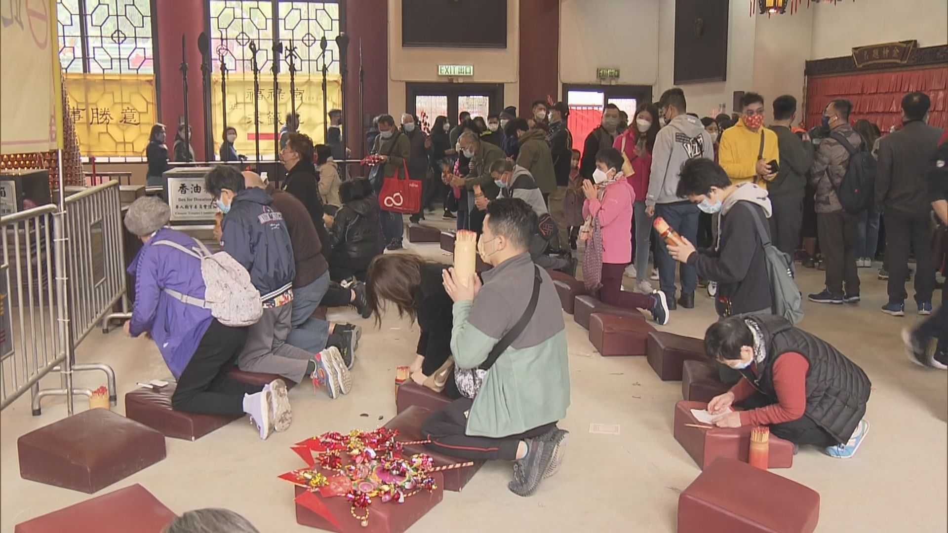 大年初三「赤口」　不少人到車公廟參拜