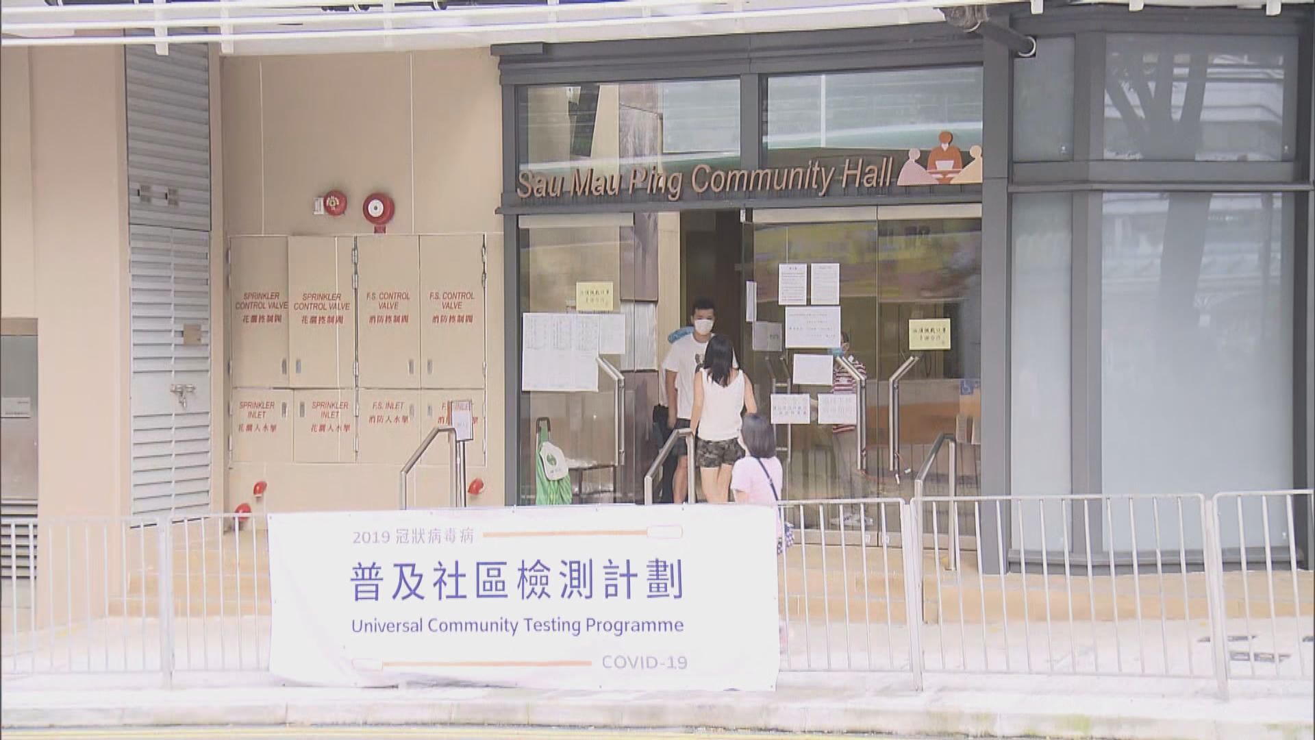 全民檢測計劃延至周一累計166萬人登記