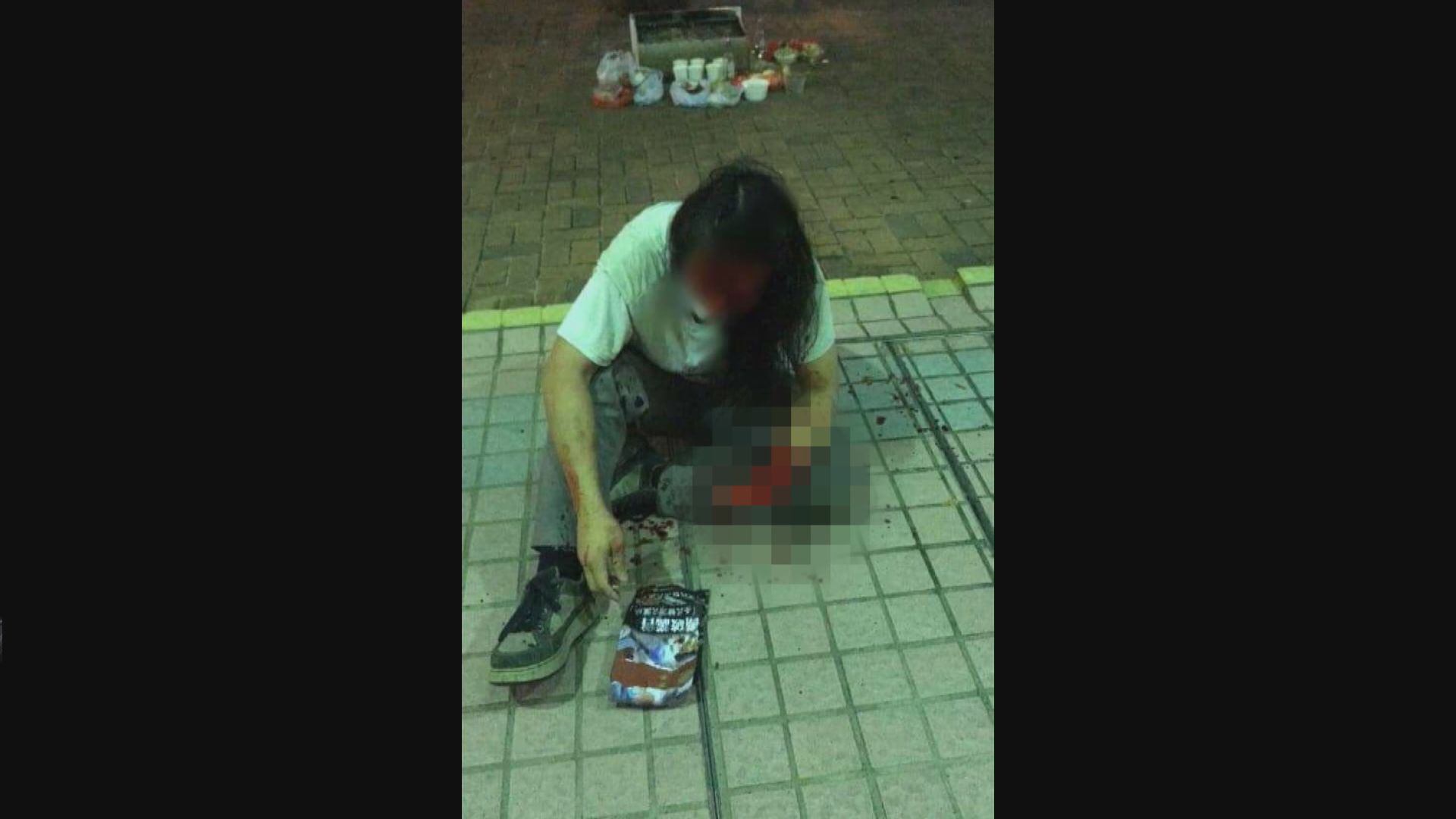 上水大會堂附近「連儂牆」發生傷人案　暫未有人被捕