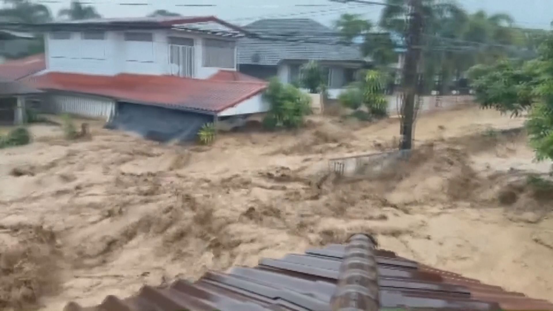 泰國北部暴雨成災　難府錄得超過340毫米雨量