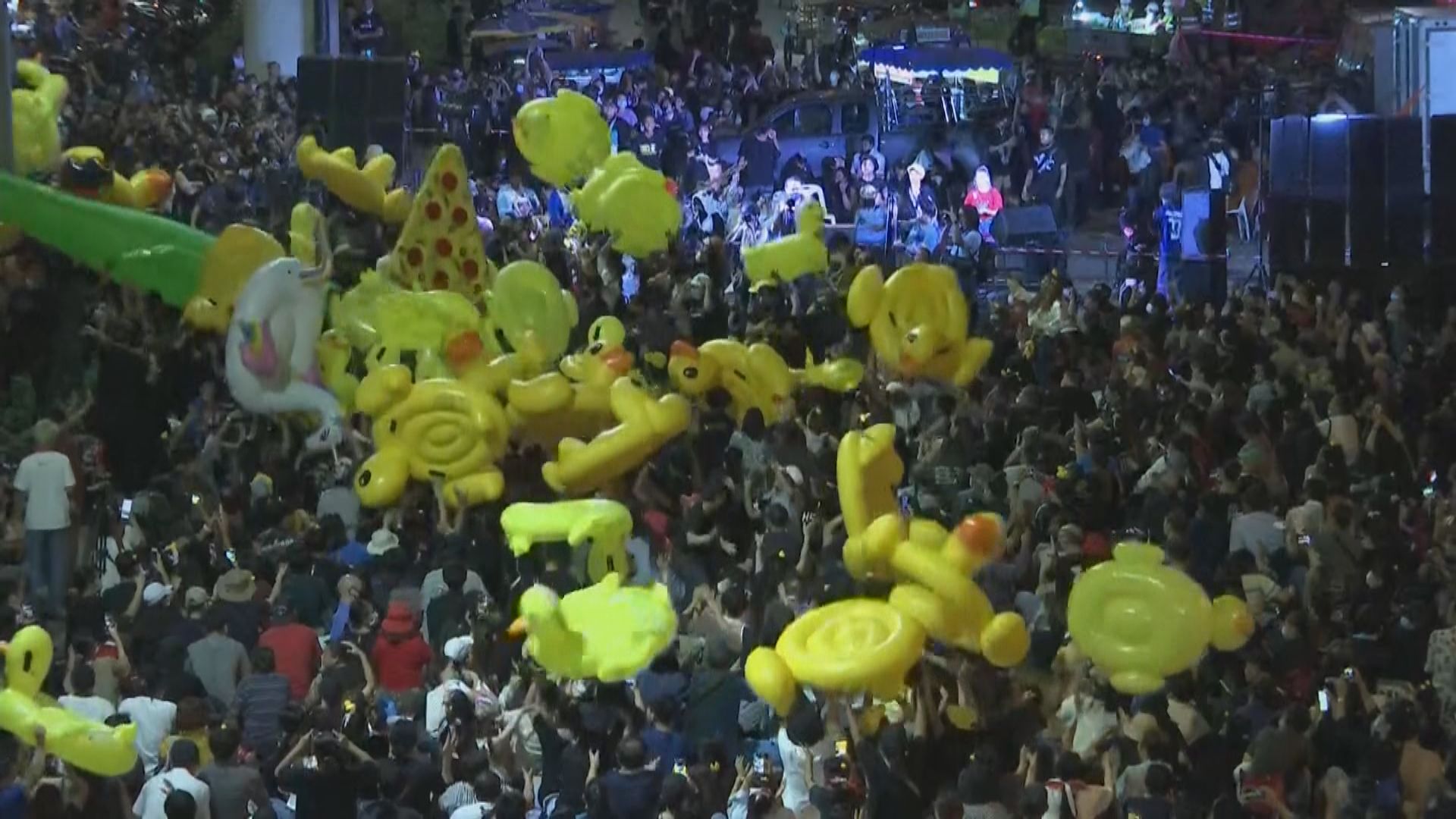 曼谷有反政府集會要求總理巴育下台