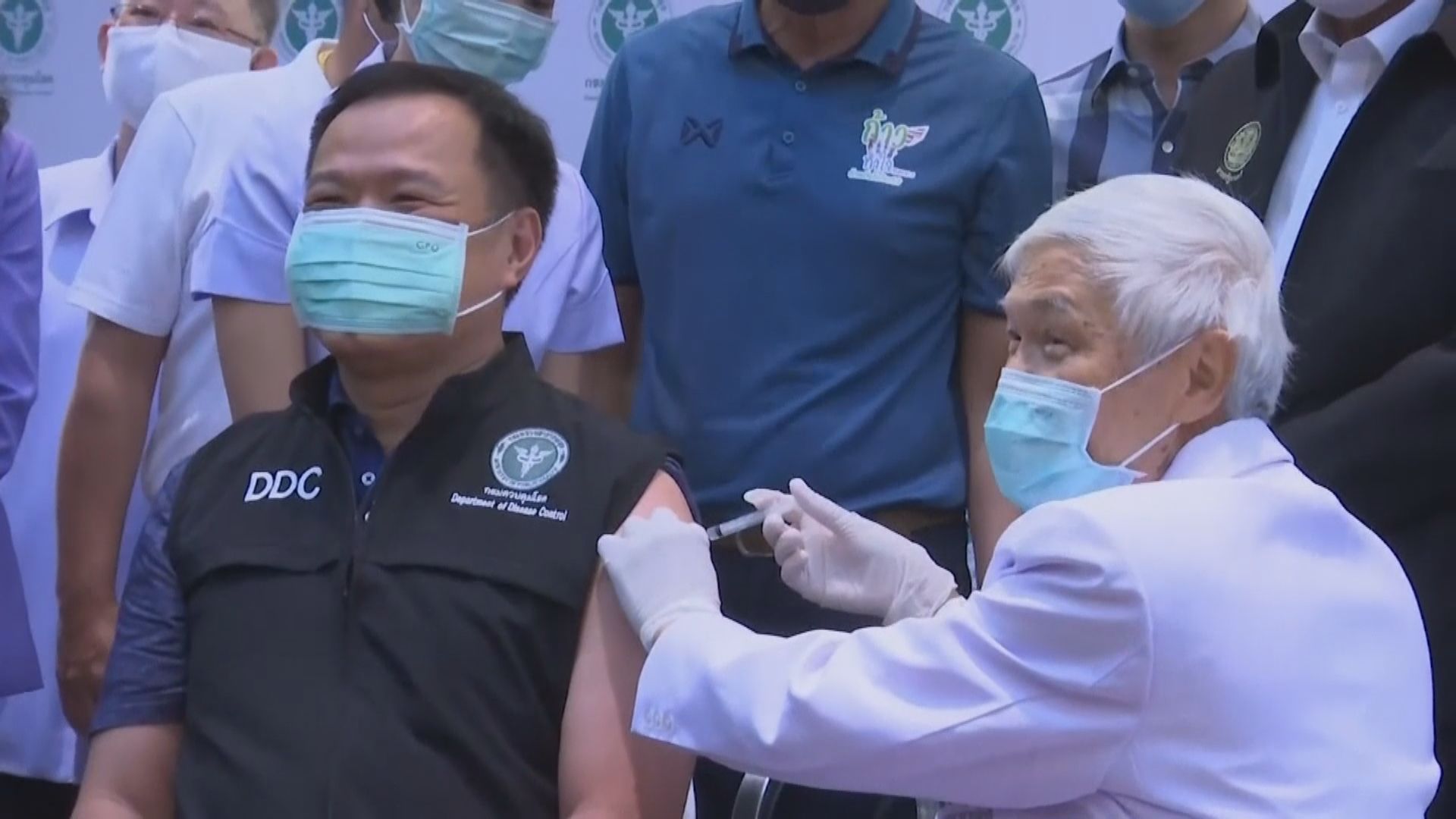 泰國展開新冠疫苗接種計劃