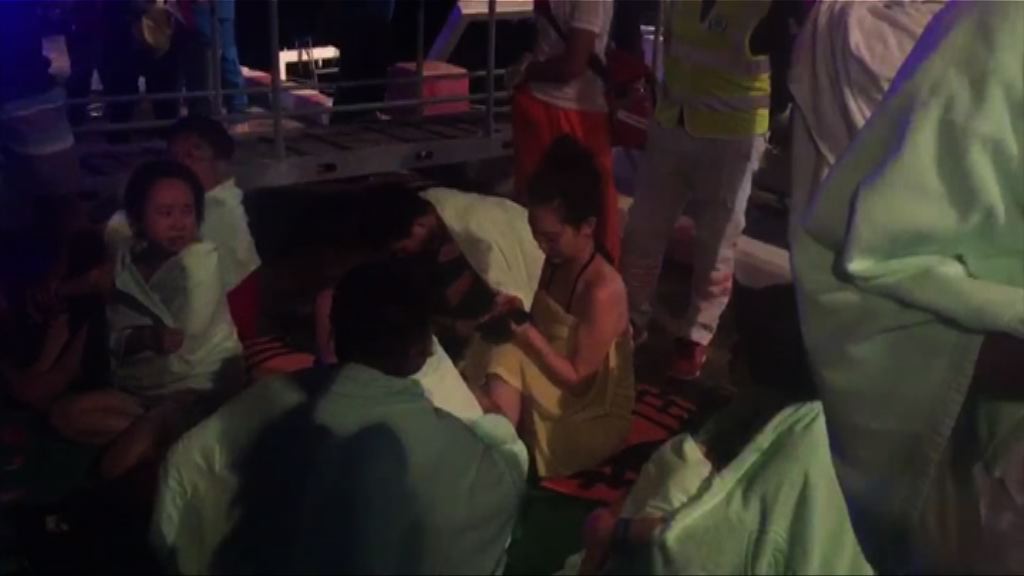 布吉兩遊船沉沒　至少4名中國遊客死