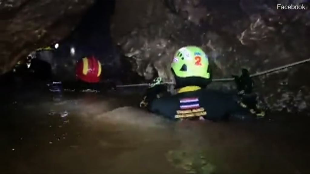 泰國足球隊被困溶洞　據報最快周日展開救援