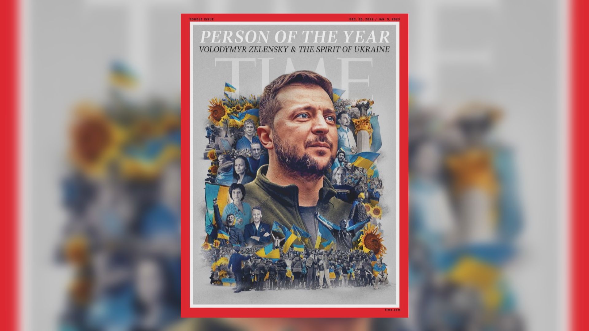 澤連斯基及「烏克蘭精神」獲選《時代》雜誌「風雲人物」