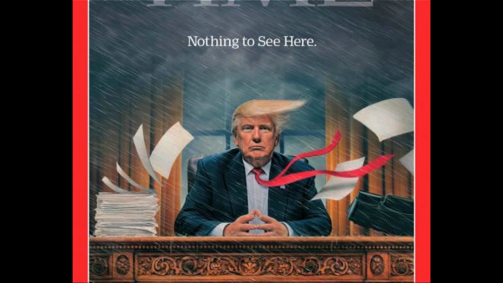 特朗普登《時代》雜誌封面