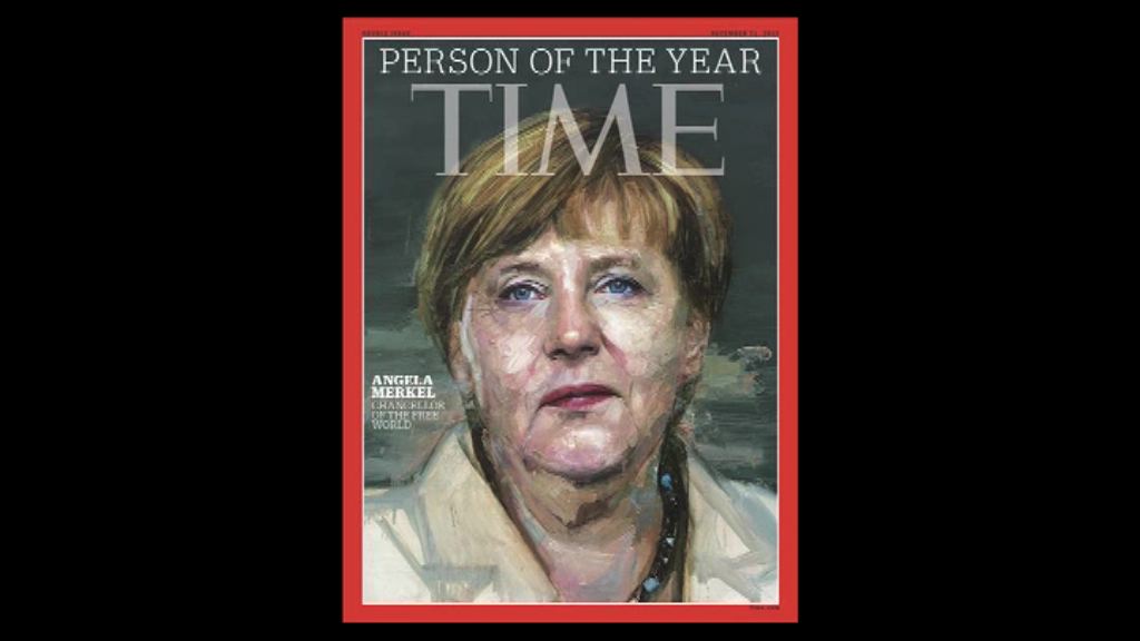 默克爾獲選為本年度風雲人物
