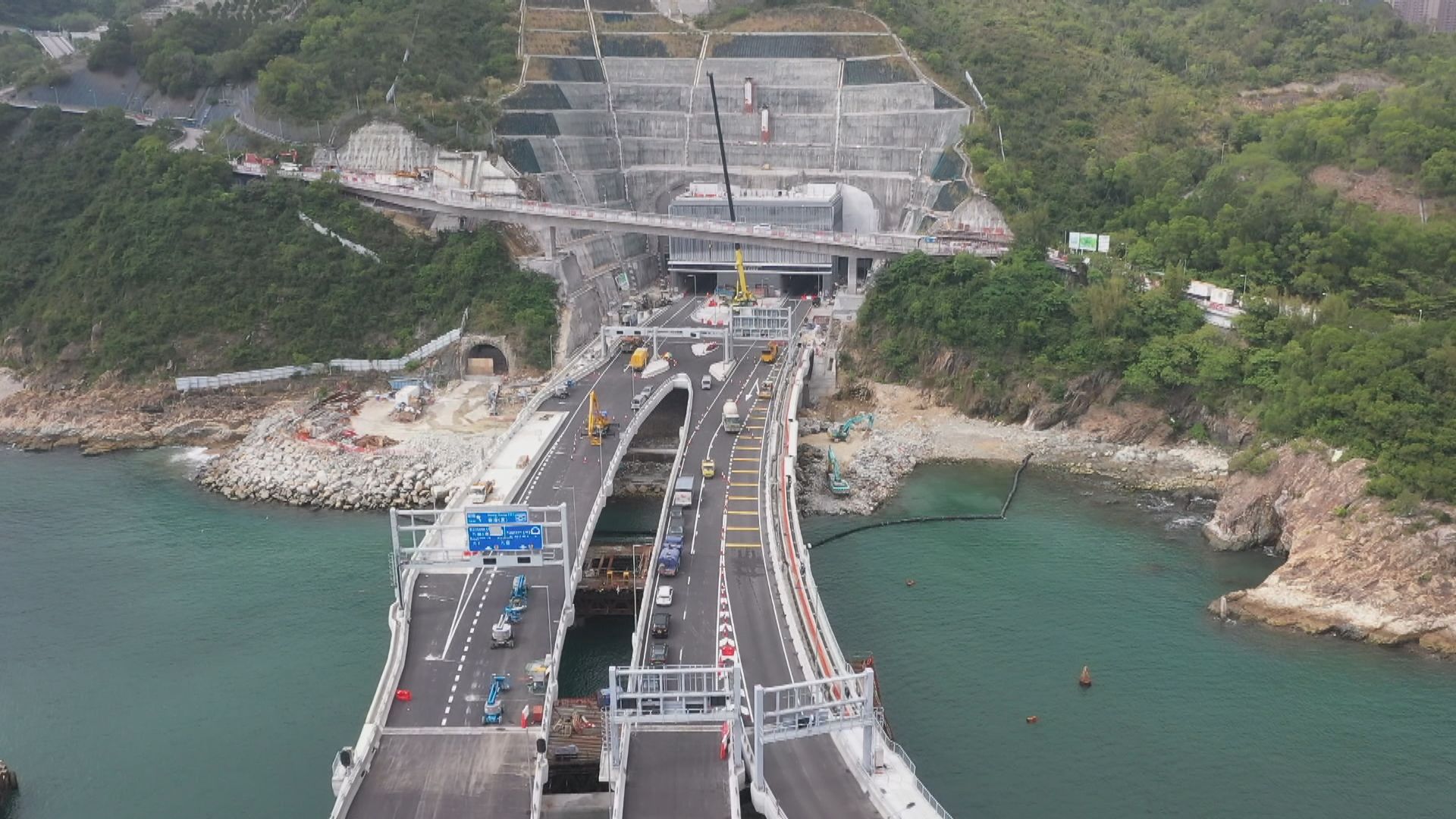 將藍隧道下周日通車　居民冀解多年塞車之苦