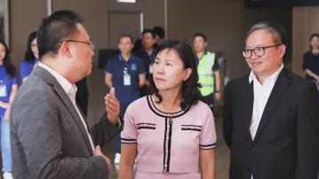 低空經濟｜陳美寶視察本地科技公司研發的哨兵無人機系統