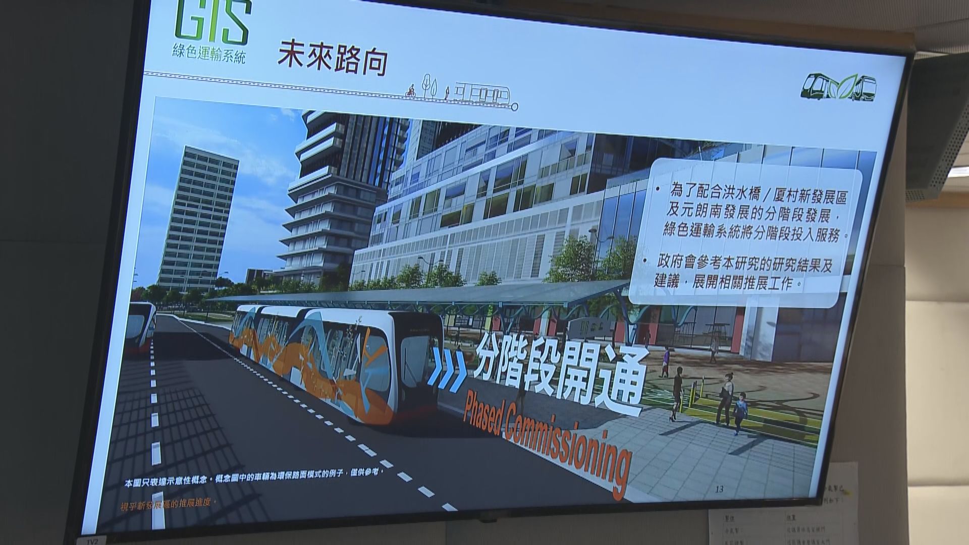 洪水橋/廈村新發展區擬改用路面無軌電車 運輸署指不排除擁路面優先權