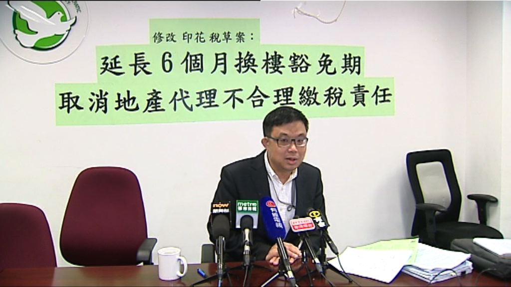 涂謹申倡延長換樓退稅期修正案