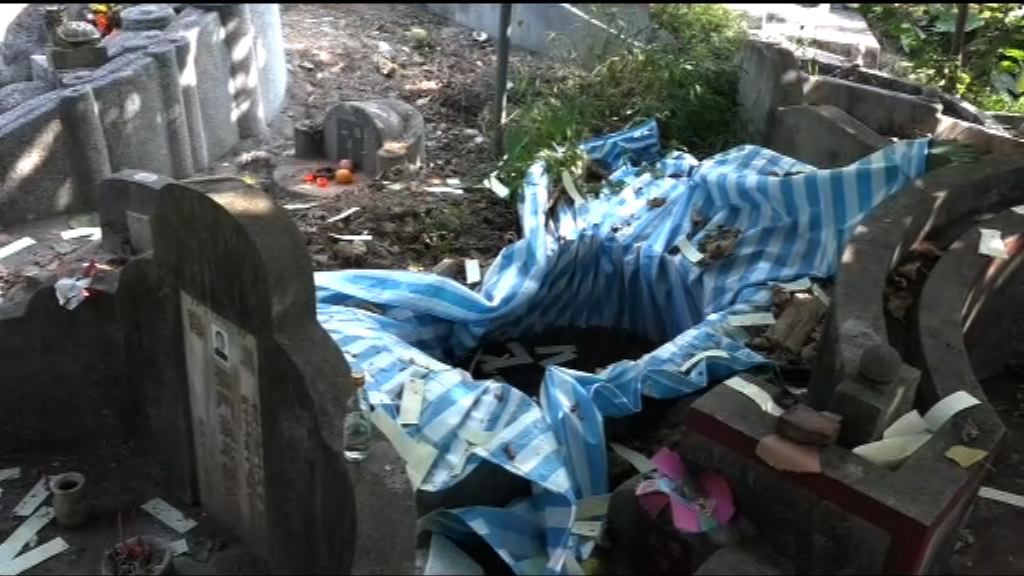 大埔黃宜坳再有山墳被盜竊