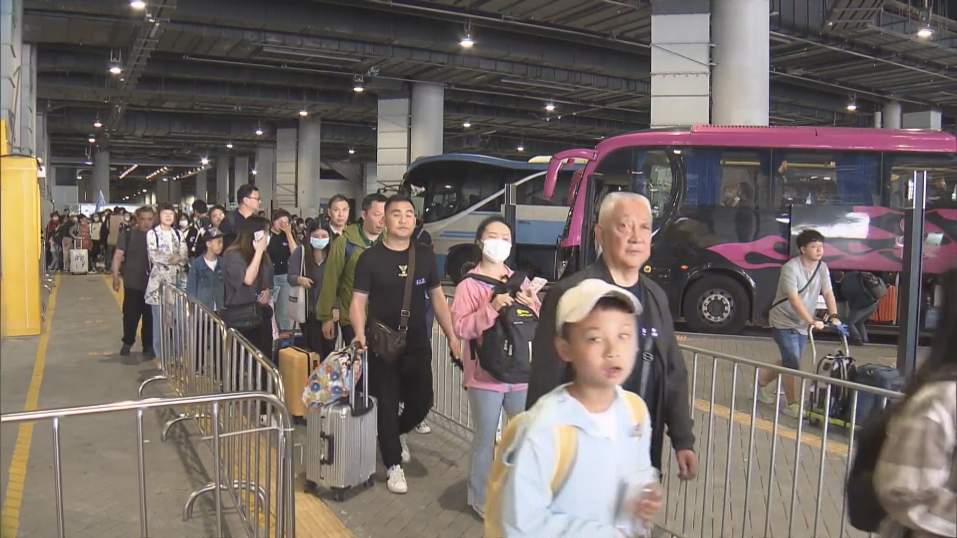 五一黃金周第二日　香園圍口岸大致暢順