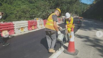 大埔新娘潭路因山泥傾瀉損毀路段　已恢復全線通車