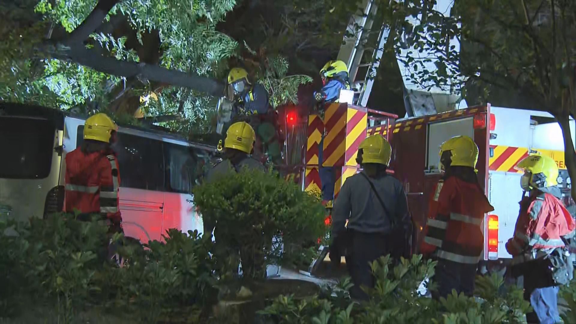 八號信號期間接報五人受傷　其中一人死亡